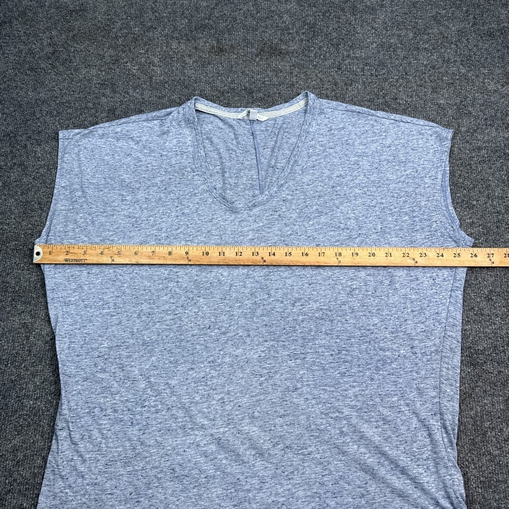 Victoria's Secret Lightweight Shirt Top Womens Size Small Light Gray V Neck - Picture 9 of 12